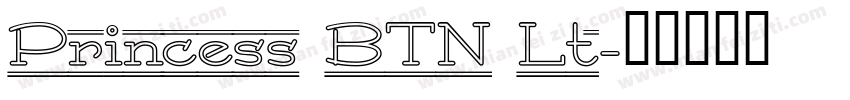 Princess BTN Lt字体转换
